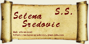 Selena Sredović vizit kartica